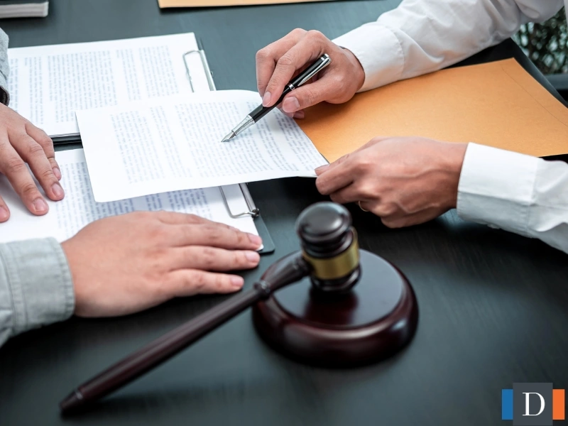 A lawyer provides estate planning services to a client in Wake Forest.